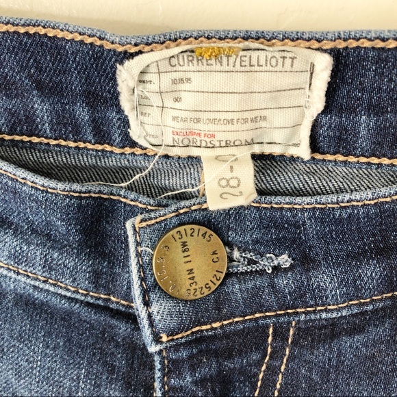 Current Elliot Cropped Straight Release Hem Jeans - Picture 10 of 13